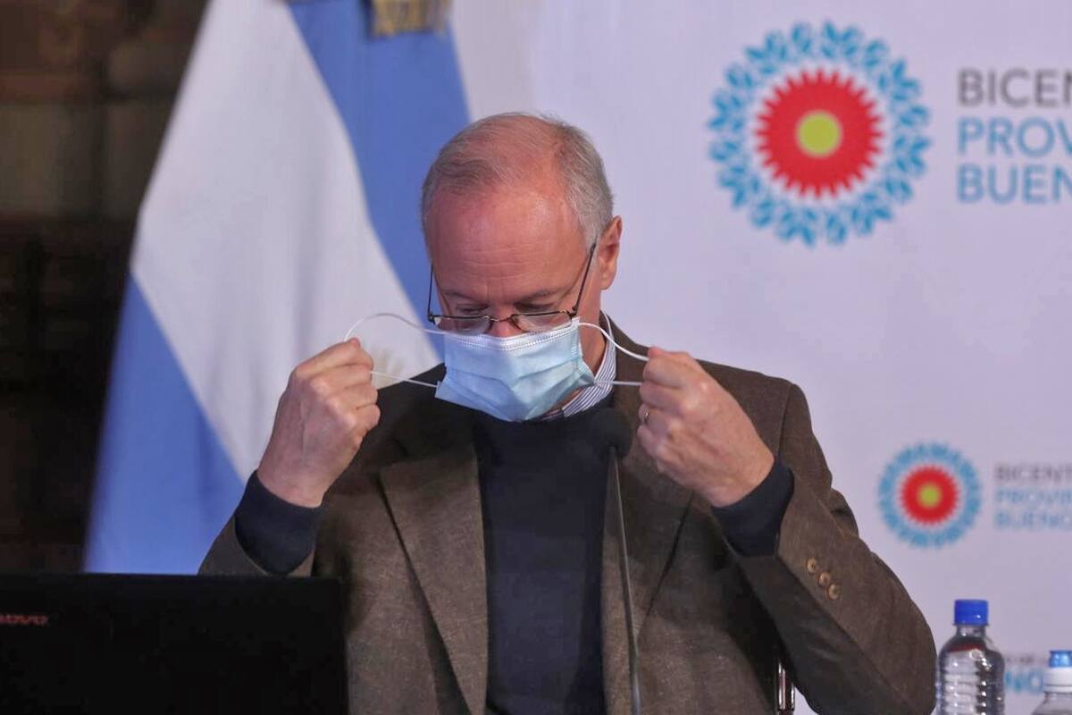 Conferencia de prensa de Axel Kicillof y Daniel Gollan