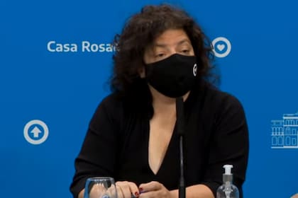 Conferencia de prensa de Carla Vizzotti