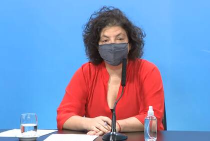 Conferencia de prensa de Carla Vizzotti
