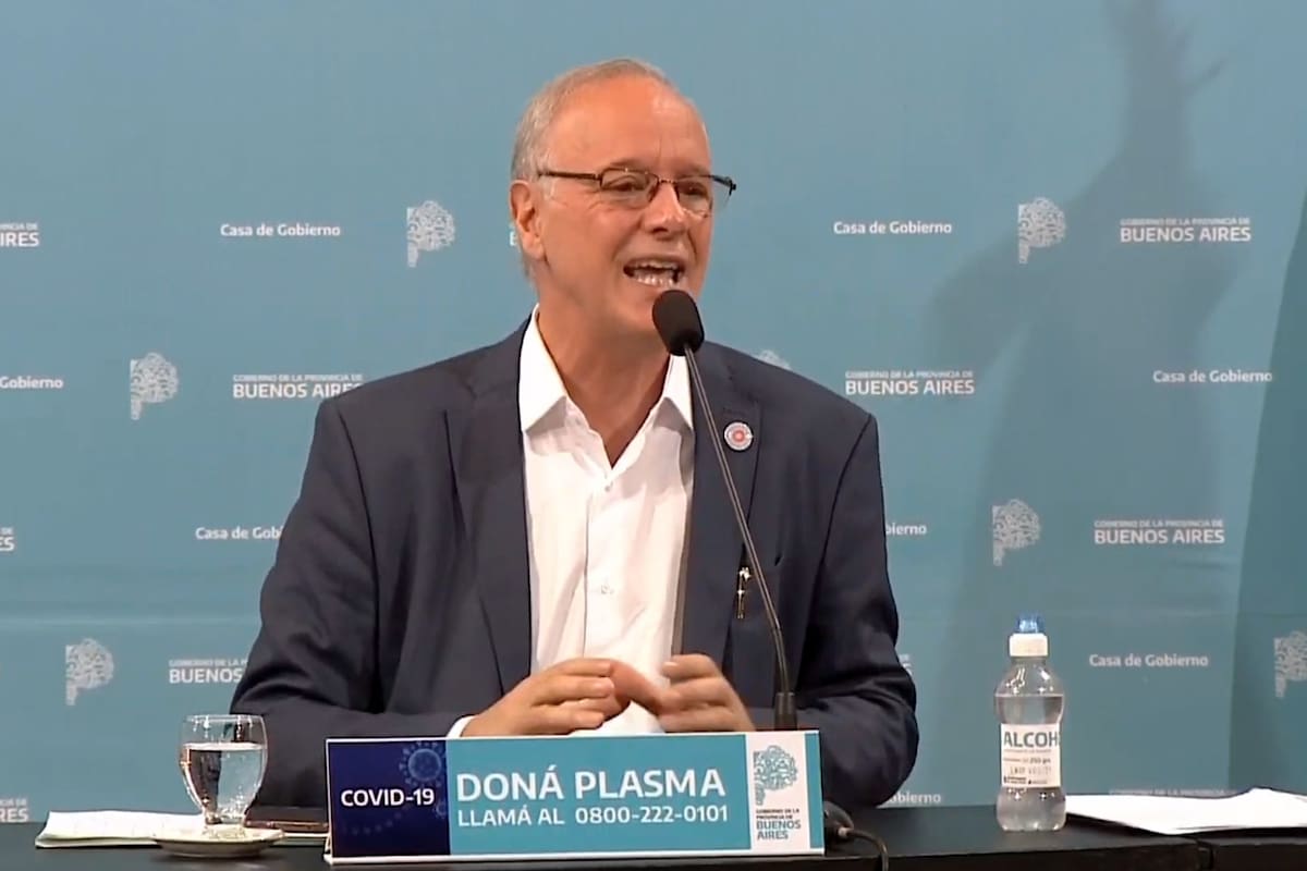 Conferencia de prensa de Daniel Gollán