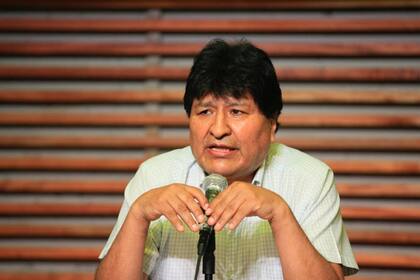 Conferencia de prensa de Evo Morales