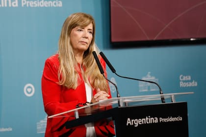 Conferencia de prensa de Gabriela Cerruti