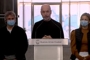Conferencia de prensa de Horacio Rodríguez Larreta