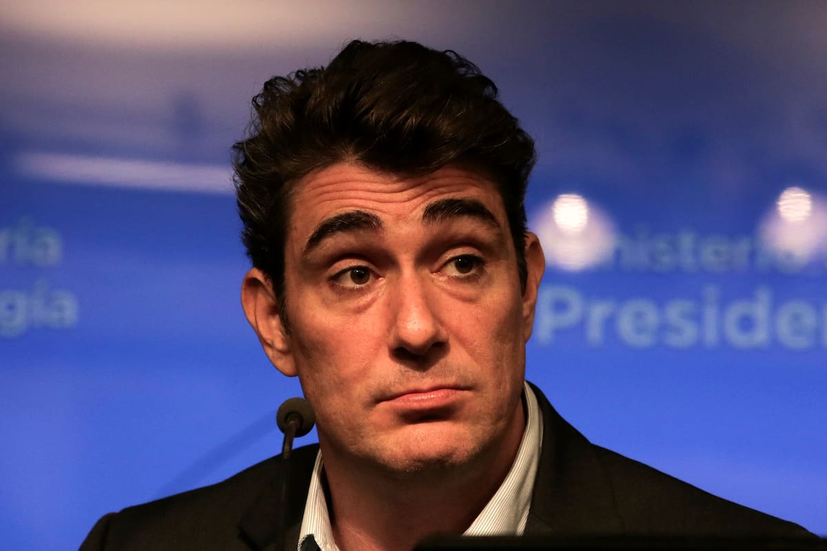 Conferencia de prensa de Javier Iguacel Secretario de energia