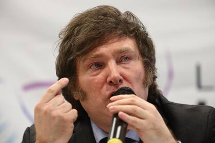 Conferencia de prensa de Javier Milei junto a Ramiro Marra y Agustín Romo