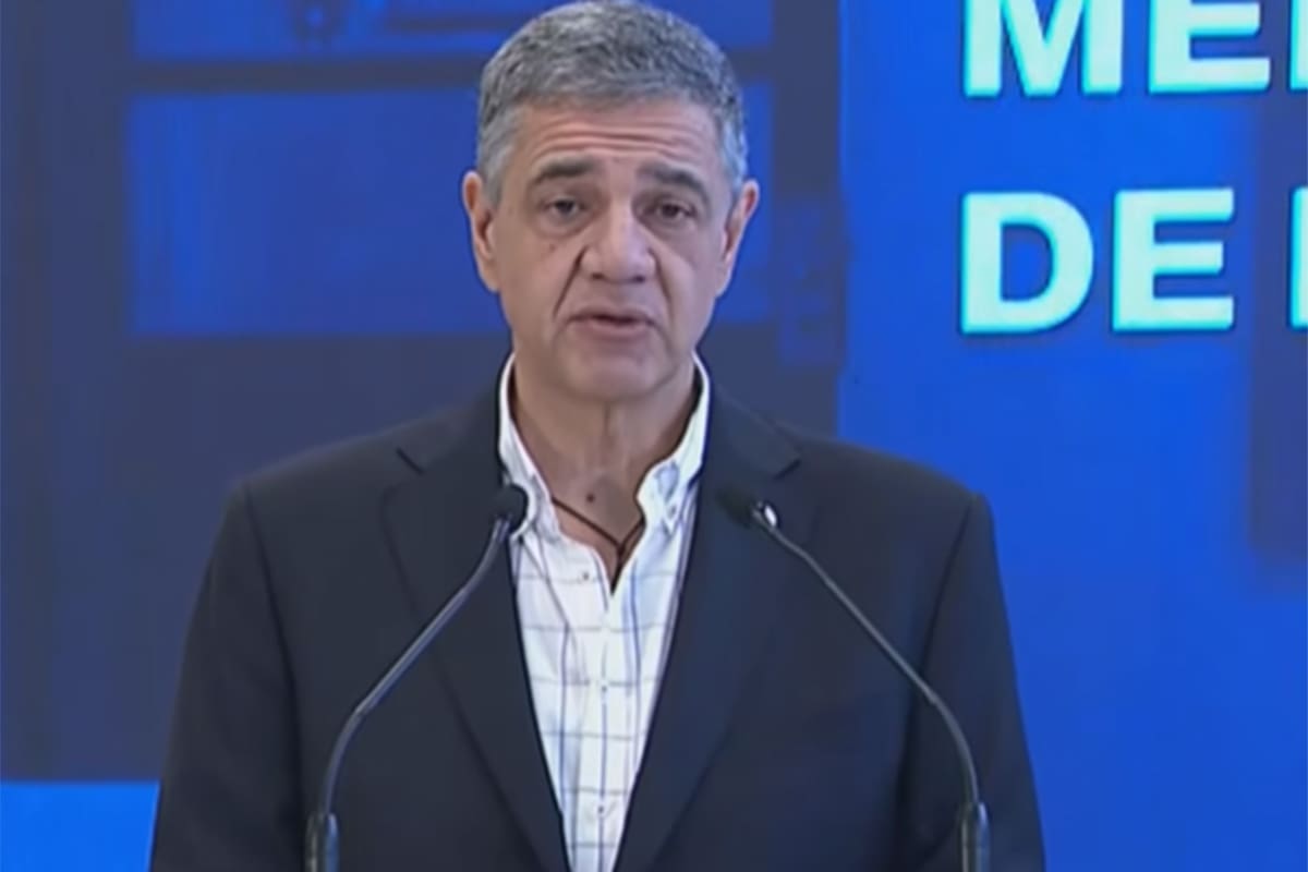Conferencia de prensa de Jorge Macri. Anuncio por estado de situación de amenazas en las escuelas de la Ciudad