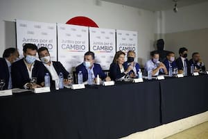 Conferencia de prensa de Juntos por el Cambio