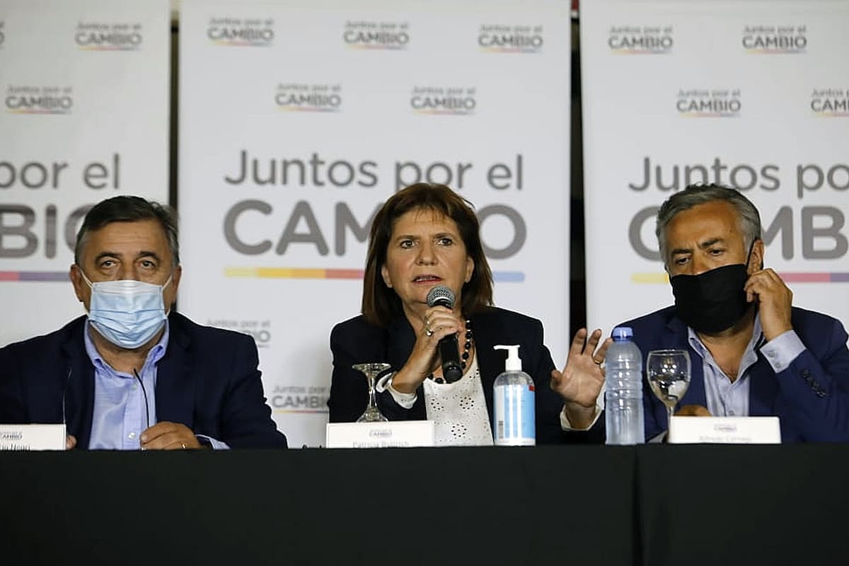 Conferencia de prensa de Juntos por el Cambio