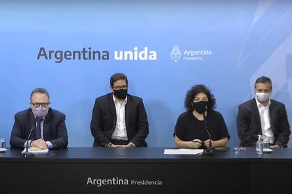 Conferencia de Prensa de Kulfas y Vizzotti