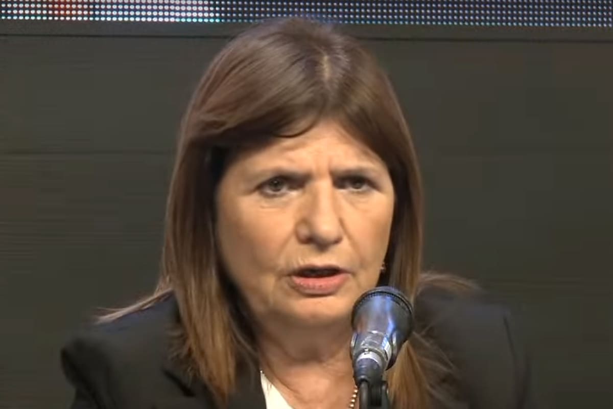 Conferencia de prensa de la ministra Patricia Bullrich