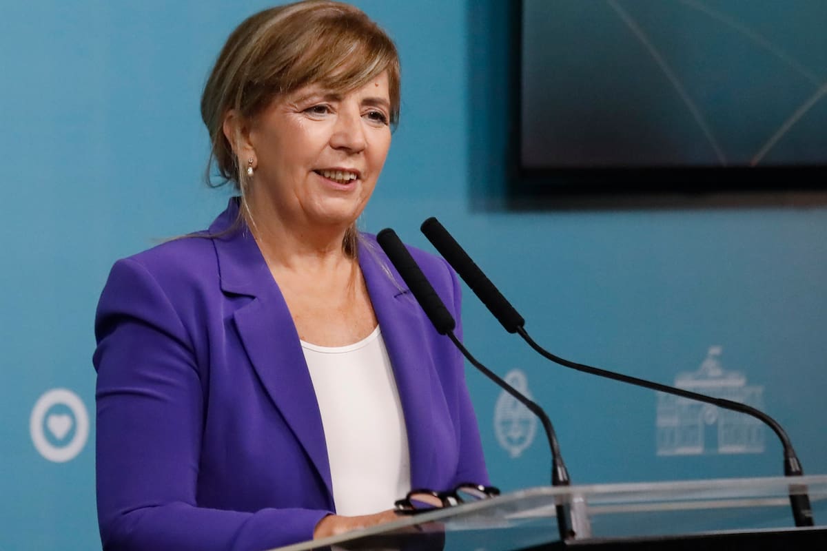 Conferencia de prensa de la portavoz presidencial, Gabriela Cerruti