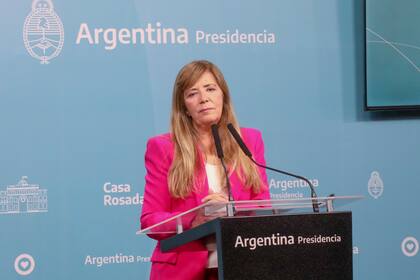 Conferencia de prensa de la portavoz presidencial, Gabriela Cerruti