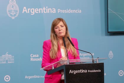 Conferencia de prensa de la portavoz presidencial, Gabriela Cerruti