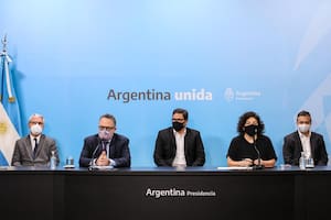 Conferencia de prensa de los ministros Matías Kulfas y Carla Vizzotti