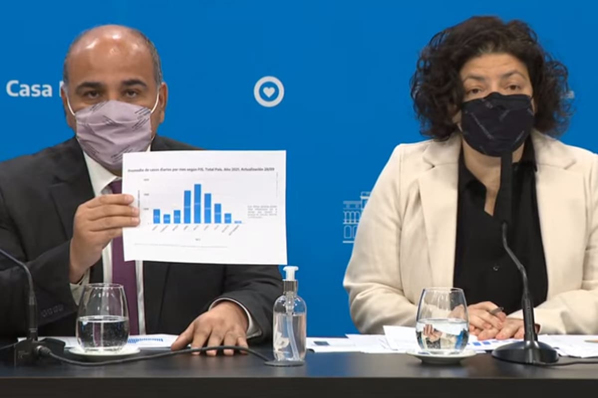 Conferencia de prensa de Manzur, Vizzotti, De Pedro, Carignano y Jordan Schwartzs