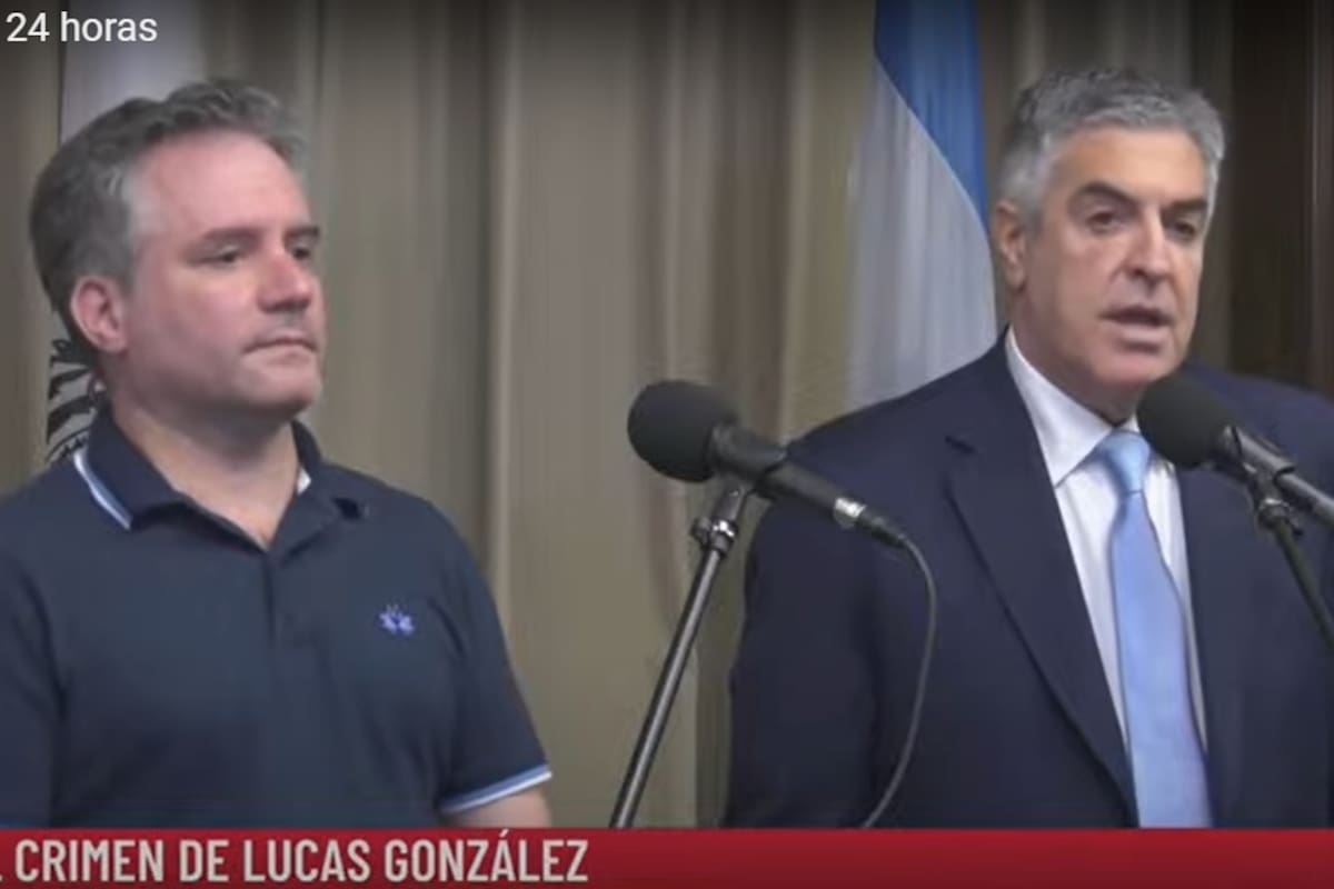 Conferencia de prensa de Marcelo D'Alessandro y el abogado de la familia de Lucas González