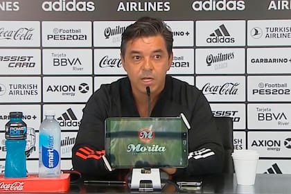 Conferencia de prensa de Marcelo Gallardo, DT de River Plate