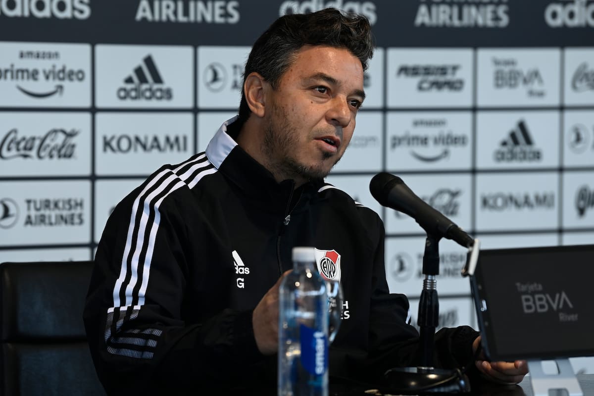 Conferencia de prensa de Marcelo Gallardo en River Plate