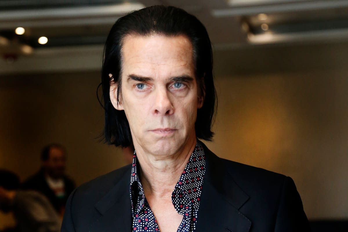 conferencia de prensa de Nick Cave.