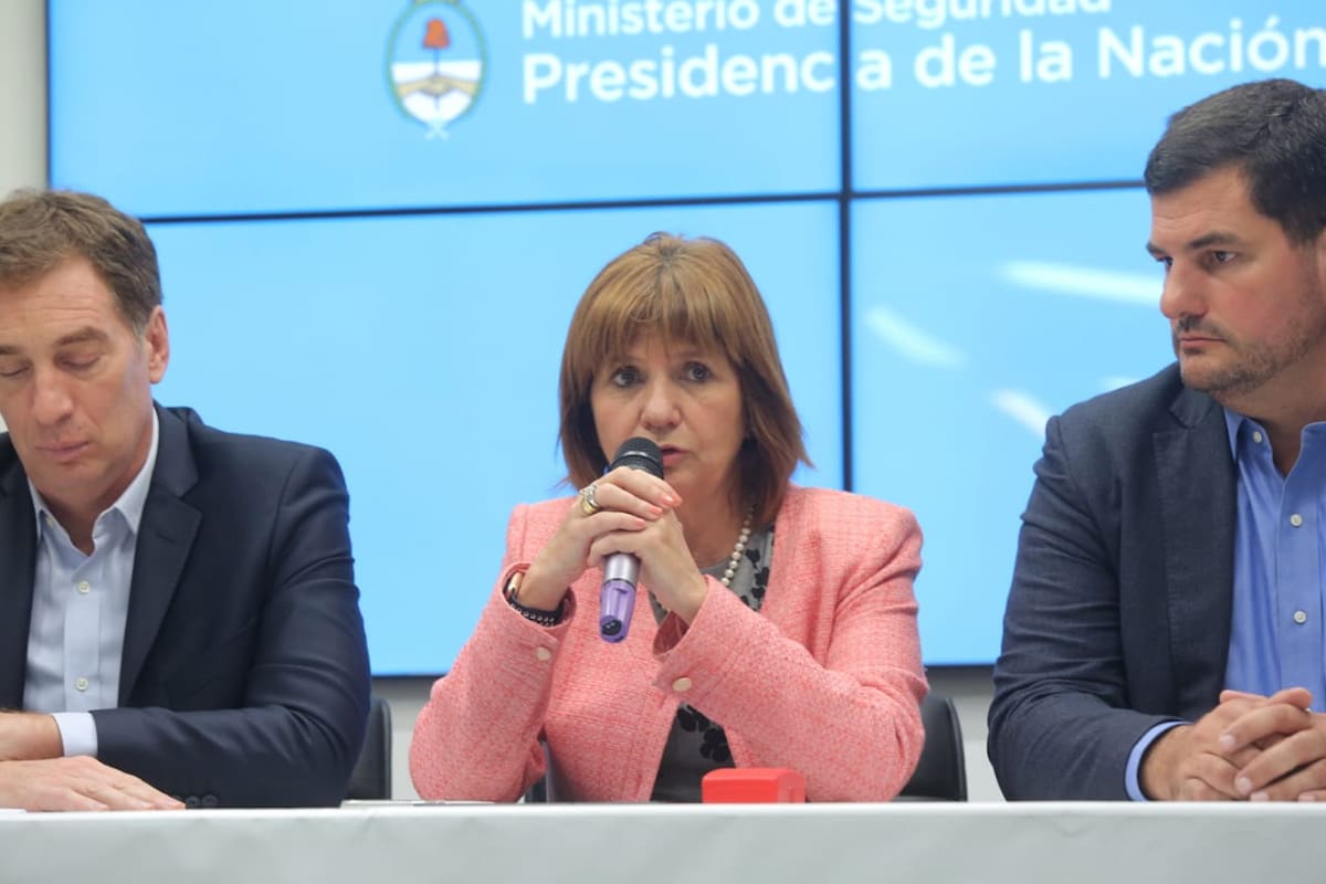 Conferencia de prensa de Patricia Bullrich