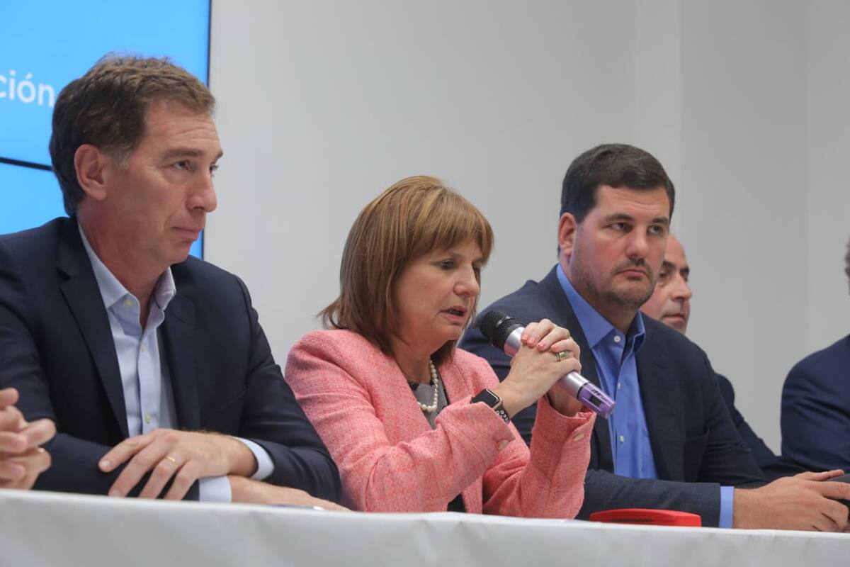 Conferencia de prensa de Patricia Bullrich
