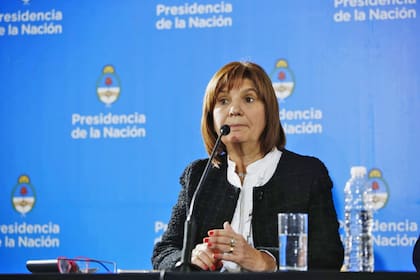 Conferencia de prensa de Patricia Bullrich en el CCK