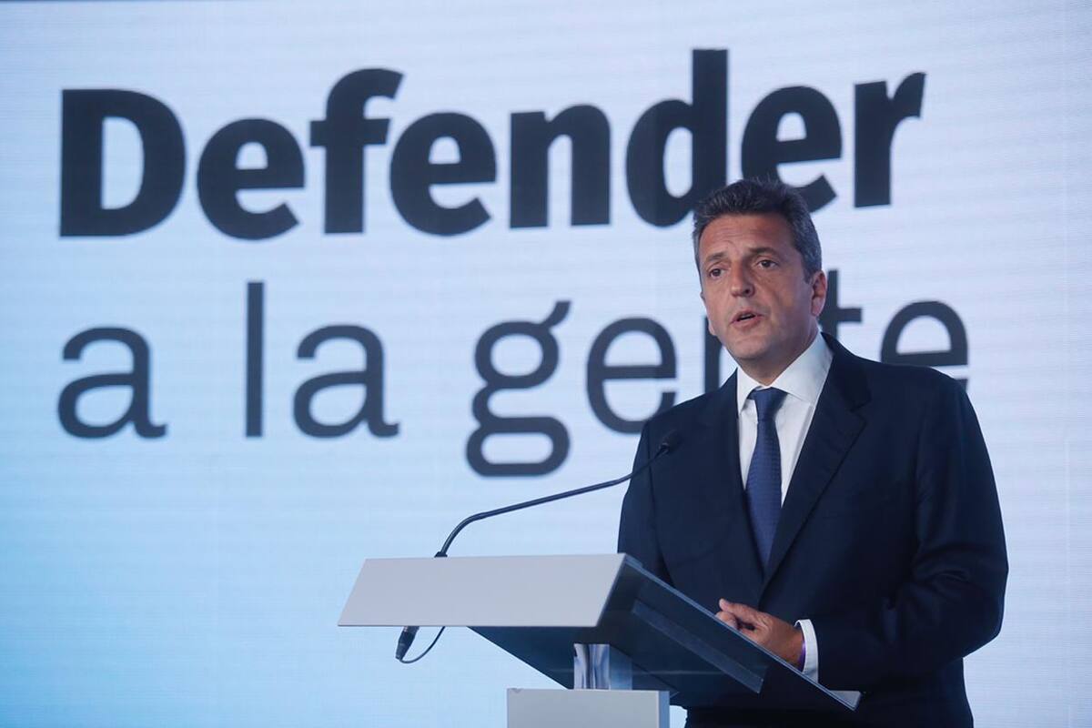 Conferencia de prensa de Sergio Massa