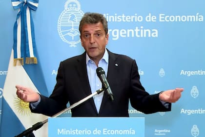 Conferencia de prensa de Sergio Massa