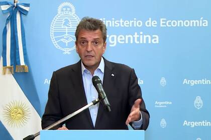 Conferencia de prensa de Sergio Massa