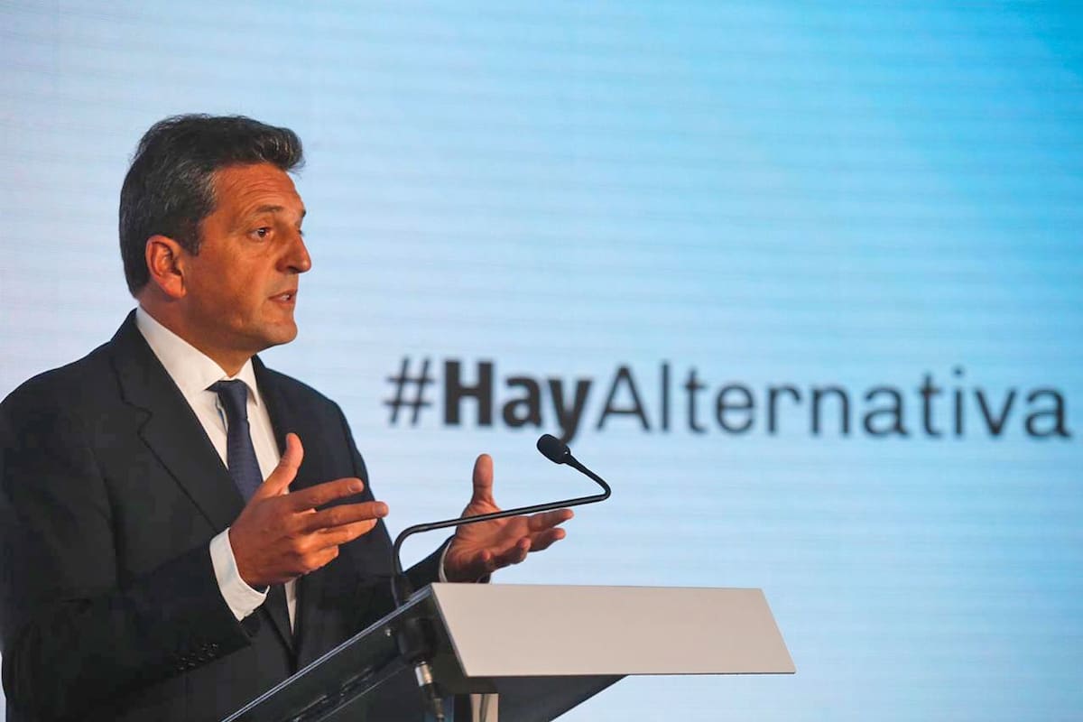 Conferencia de prensa de Sergio Massa