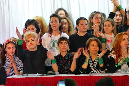 Conferencia de prensa del colectivo de Actrices Argentinas