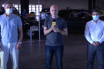 Conferencia de prensa del gobierno porteño