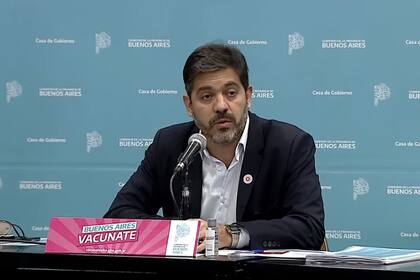 Conferencia de Prensa del Gobierno de la provincia de Buenos Aires
