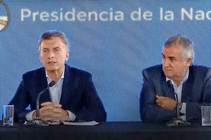Conferencia de prensa del presidente Mauricio Macri y el gobernador de Jujuy Gerardo Morales