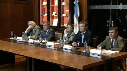 Conferencia de prensa en la AFIP