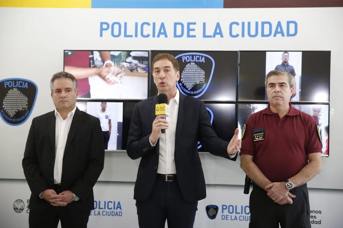 Conferencia de prensa por al asesinato del turista en Puerto Madero