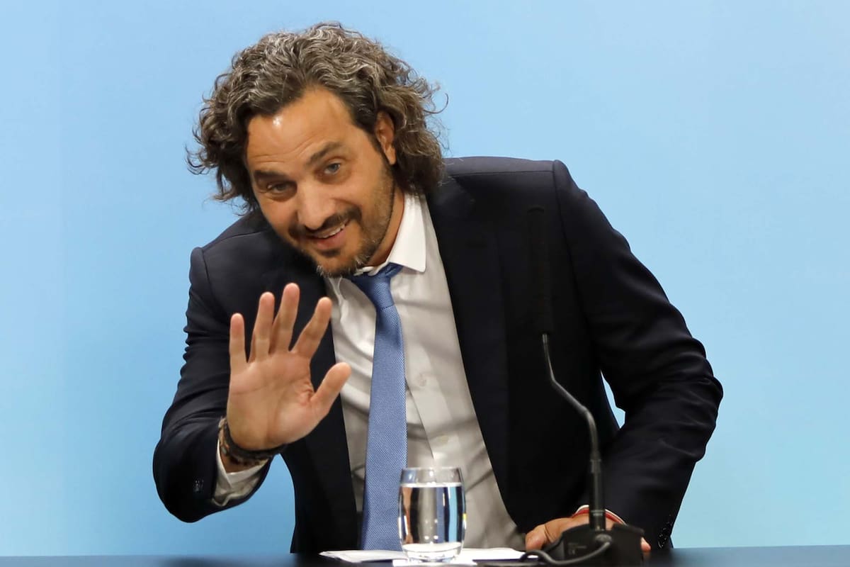 Conferencia de prensa, por precios cuidados, de Santiago Cafiero (Jefe de Gabinete), Matias Kulfas (Ministro de Desarrollo productivo de La Nacion) y Paula Espaniol (Secretario de Comercio Interior) en Casa de Gobierno El 07_01_2020