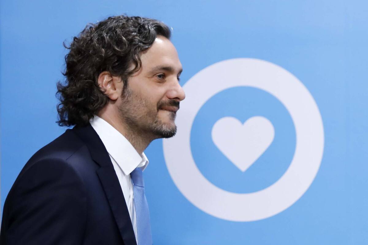 Conferencia de prensa, por precios cuidados, de Santiago Cafiero (Jefe de Gabinete), Matias Kulfas (Ministro de Desarrollo productivo de La Nacion) y Paula Espaniol (Secretario de Comercio Interior) en Casa de Gobierno El 07_01_2020