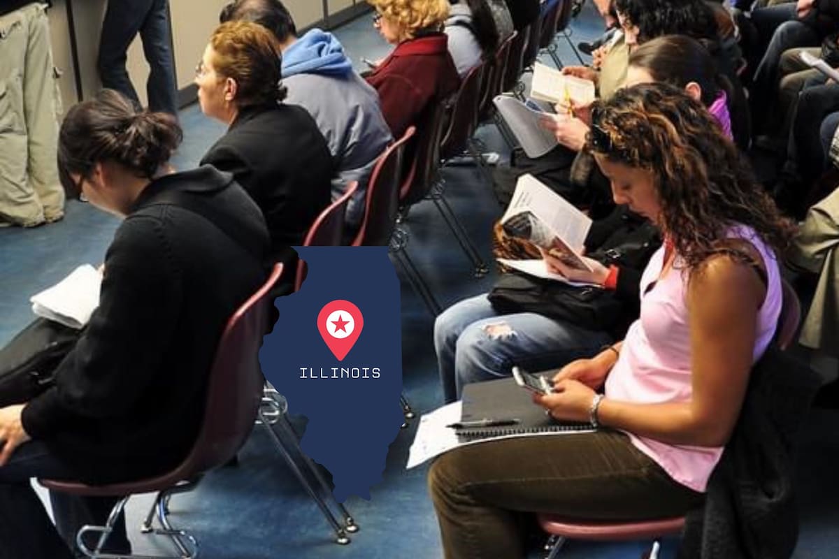 Confirman el cierre de importante centro de DMV en Illinois, que atendía a miles de residentes (Facebook/Dmv Illinois- Map/sketchify)