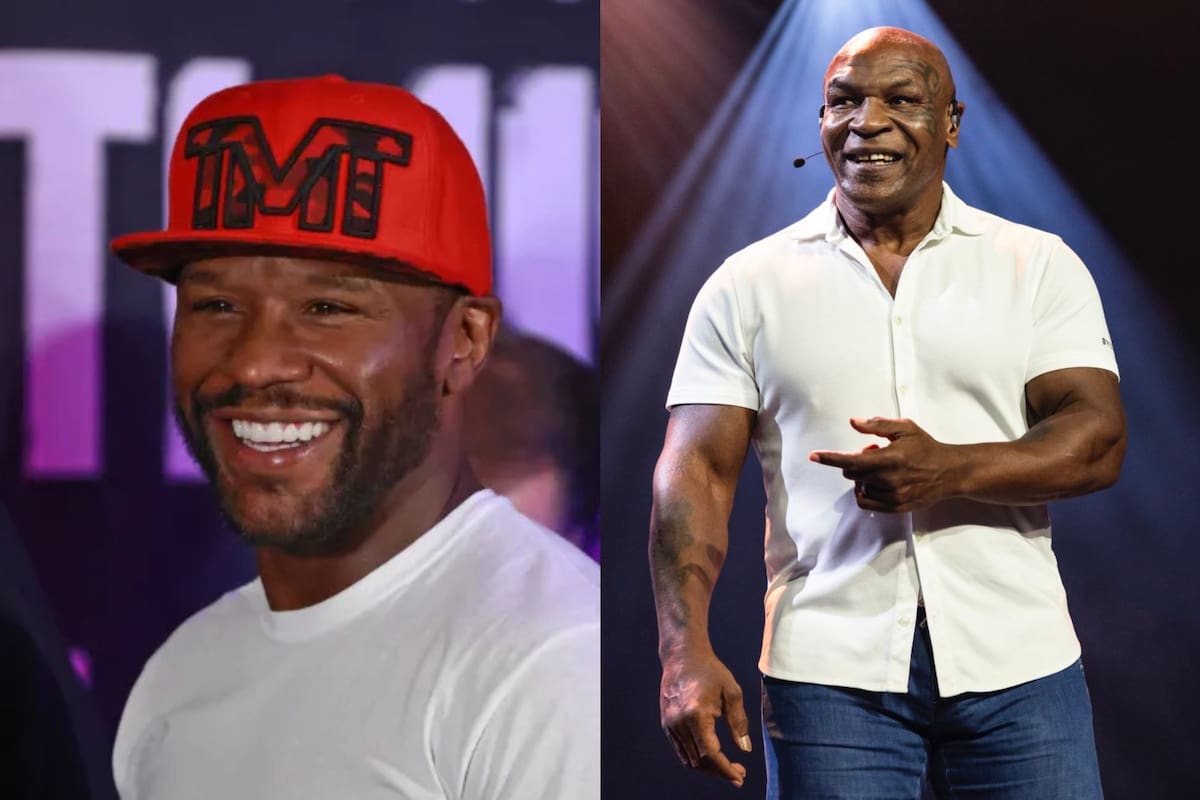 Confirman fecha para la pelea entre Mike Tyson y Floyd Mayweather (X @MikeTyson/commercialobserve)
