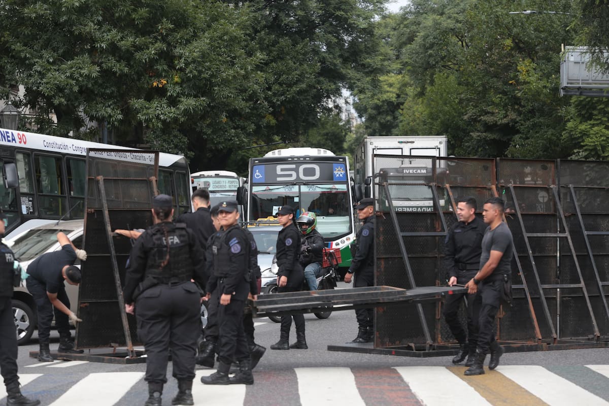 Congreso. Previa a la movilización en defensa de los jubilados.