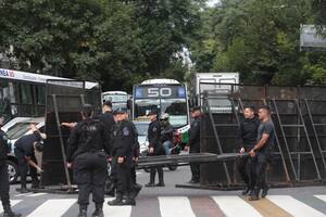 Congreso. Previa a la movilización en defensa de los jubilados.