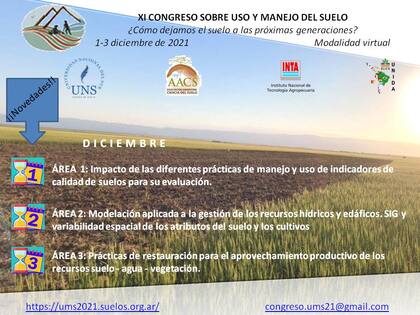 Congreso sobre uso y manejo del suelo