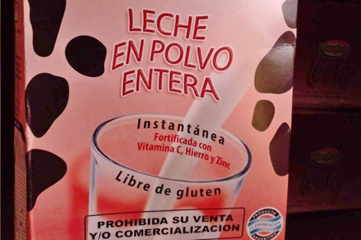 Conin denunció venta de leche en polvo de Capital Humano.