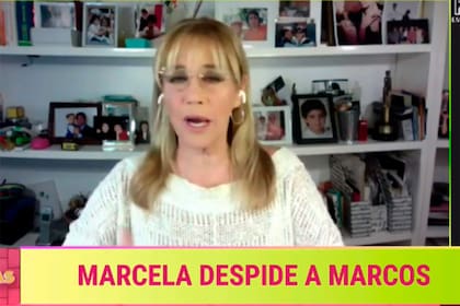Conmovida, Marcela Tinayre se despidió de Marcos Gastaldi en su programa Las Rubias