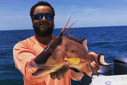 Connor es fanático de la pesca, hace unos años se lo vio en Costa Rica practicando este deporte
