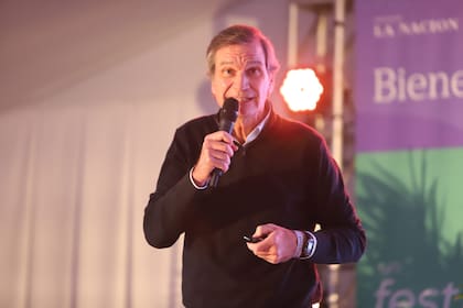 Conrado Estol en su charla sobre longevidad