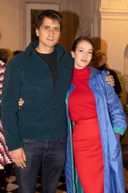 Conrado Simino y Elisa Insúa.