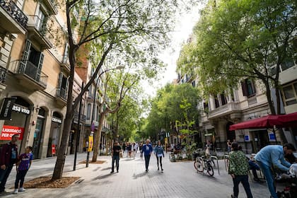 Consell de Cent, en Barcelona, España.