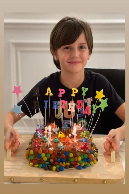 Constantino cumplió años y tuvo una celebración en familia, aunque lejos de su padre, Maxi López